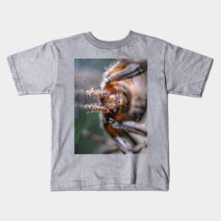 Macro Friendly Spider Photograph Kids T-Shirt